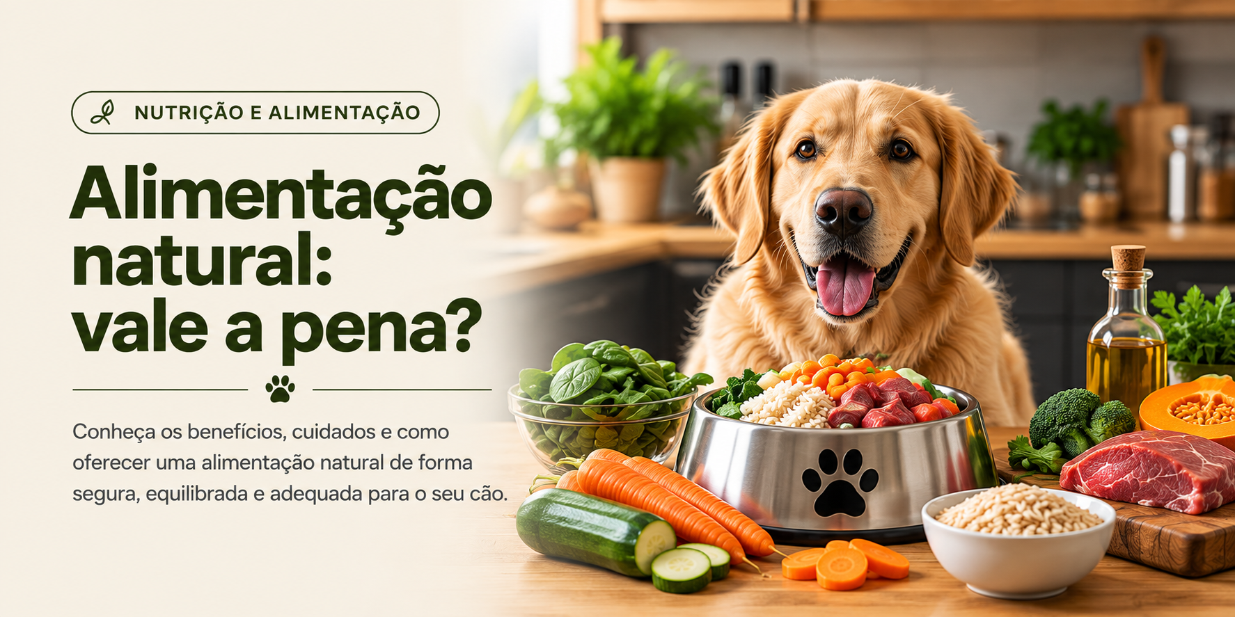 5.2- Alimentação natural: vale a pena? banner alimentação natural vale a pena