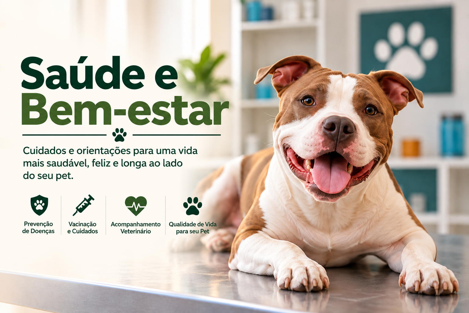 saúde e bem estar pet